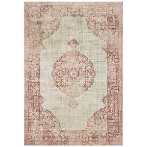 Oriental Weavers Raleigh Soft And Durable Indoor Area Rug In Timeless Design With Trendy Colors For Modern Spaces Ivory,Pink Polypropylene R099w5055091st