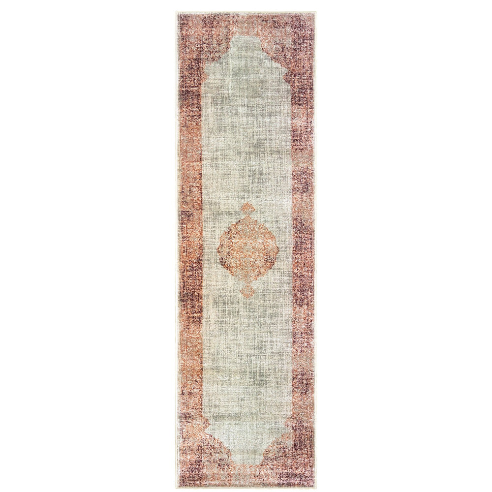 Oriental Weavers Raleigh Soft And Durable Indoor Area Rug In Timeless Design With Trendy Colors For Modern Spaces Ivory,Pink Polypropylene R099w5067230st