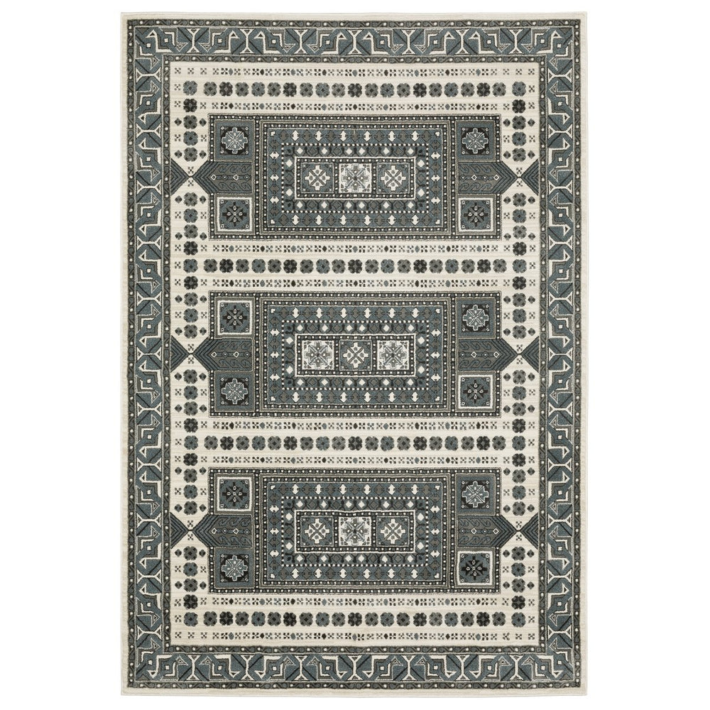 Oriental Weavers Raylan Indoor Area Rug - Elegant High/Low Design In Multi-tonal Soft Blues And Grays For Any Space Grey,Blue Polypropylene Rray01160230st