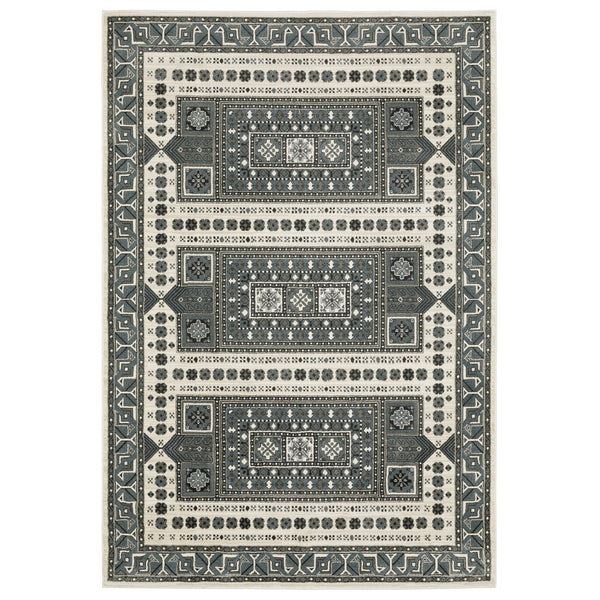 Oriental Weavers Raylan Indoor Area Rug - Elegant High/Low Design In Multi-tonal Soft Blues And Grays For Any Space Grey,Blue Polypropylene Rray01160230st