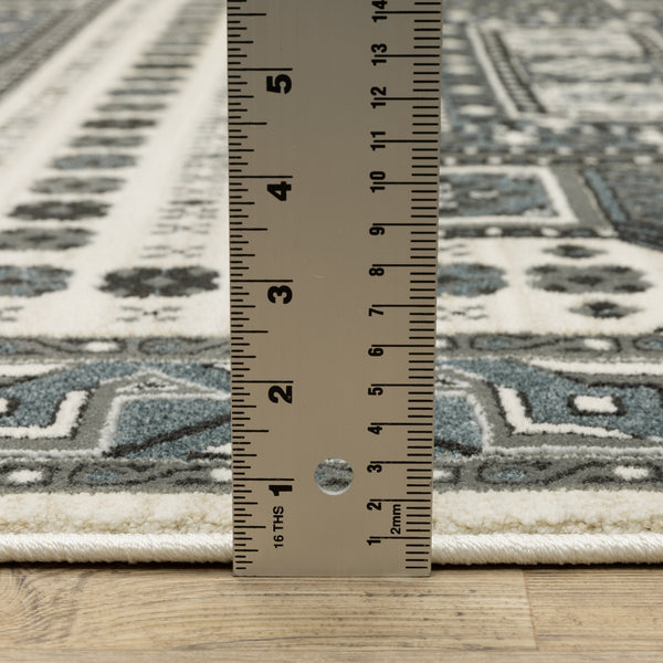 Oriental Weavers Raylan Indoor Area Rug - Elegant High/Low Design In Multi-tonal Soft Blues And Grays For Any Space Grey,Blue Polypropylene Rray01068230st