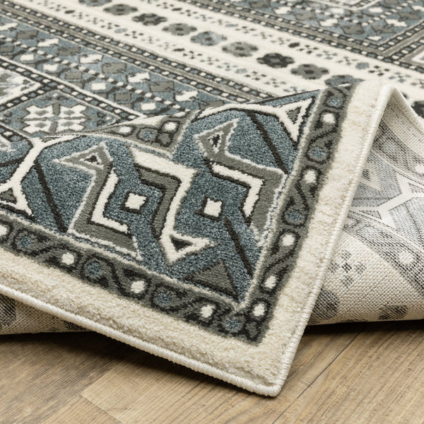 Oriental Weavers Raylan Indoor Area Rug - Elegant High/Low Design In Multi-tonal Soft Blues And Grays For Any Space Grey,Blue Polypropylene Rray01068230st