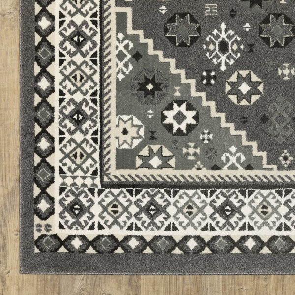 Oriental Weavers Raylan Indoor Area Rug - Elegant Multi-tonal Design With High/Low Texture For Sophisticated Spaces Grey,Ivory Polypropylene Rray02240330st