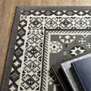 Oriental Weavers Raylan Indoor Area Rug - Elegant Multi-tonal Design With High/Low Texture For Sophisticated Spaces Grey,Ivory Polypropylene Rray02240330st
