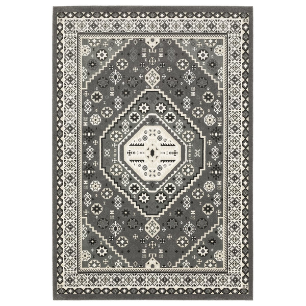 Oriental Weavers Raylan Indoor Area Rug - Elegant Multi-tonal Design With High/Low Texture For Sophisticated Spaces Grey,Ivory Polypropylene Rray02240330st