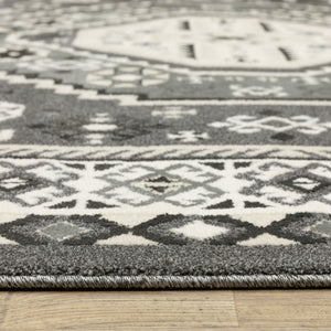 Oriental Weavers Raylan Indoor Area Rug - Elegant Multi-tonal Design With High/Low Texture For Sophisticated Spaces Grey,Ivory Polypropylene Rray02240330st