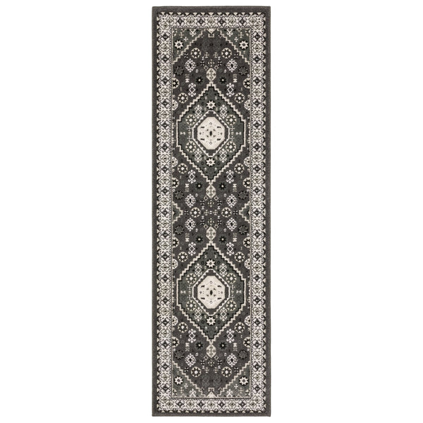 Oriental Weavers Raylan Indoor Area Rug - Elegant Multi-tonal Design With High/Low Texture For Sophisticated Spaces Grey,Ivory Polypropylene Rray02068230st