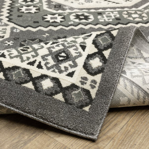 Oriental Weavers Raylan Indoor Area Rug - Elegant Multi-tonal Design With High/Low Texture For Sophisticated Spaces Grey,Ivory Polypropylene Rray02240330st