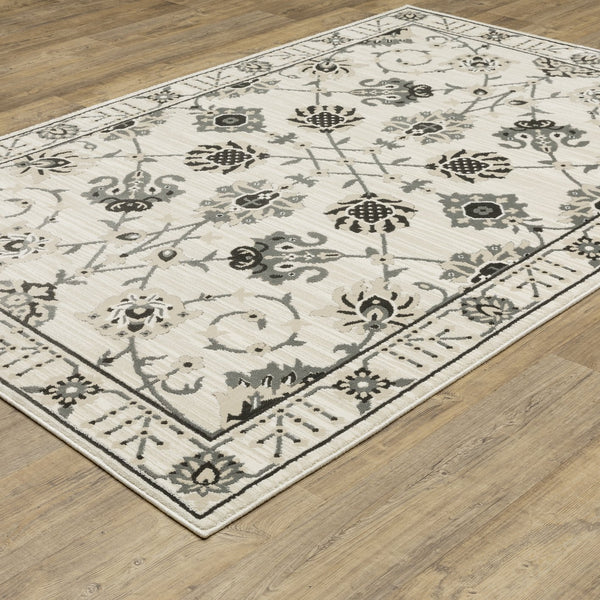 Oriental Weavers Raylan Indoor Area Rug - Multi-tonal Textured Design For A Sophisticated Touch In Any Room Ivory,Grey Polypropylene Rray03200290st