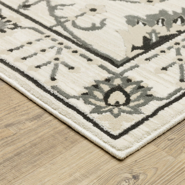 Oriental Weavers Raylan Indoor Area Rug - Multi-tonal Textured Design For A Sophisticated Touch In Any Room Ivory,Grey Polypropylene Rray03200290st