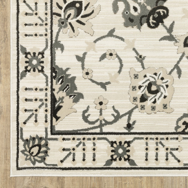 Oriental Weavers Raylan Indoor Area Rug - Multi-tonal Textured Design For A Sophisticated Touch In Any Room Ivory,Grey Polypropylene Rray03200290st