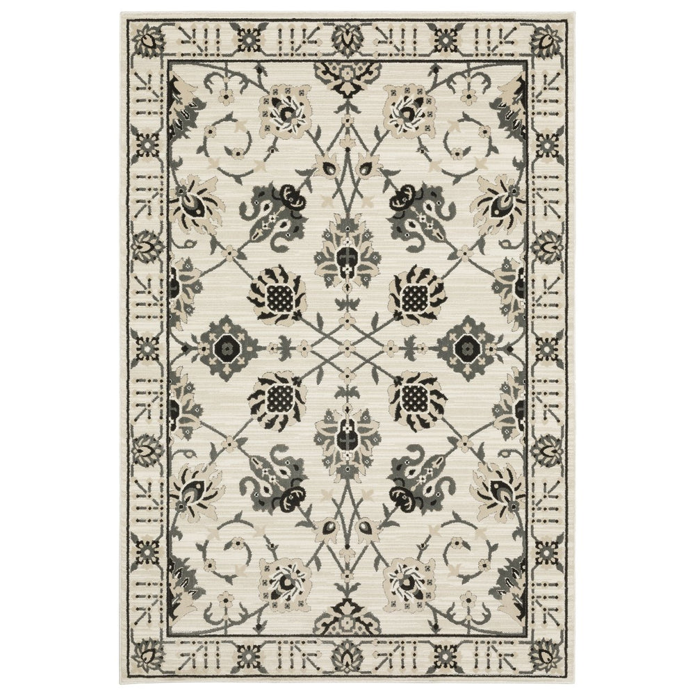 Oriental Weavers Raylan Indoor Area Rug - Multi-tonal Textured Design For A Sophisticated Touch In Any Room Ivory,Grey Polypropylene Rray03200290st