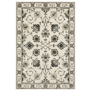 Oriental Weavers Raylan Indoor Area Rug - Multi-tonal Textured Design For A Sophisticated Touch In Any Room Ivory,Grey Polypropylene Rray03200290st