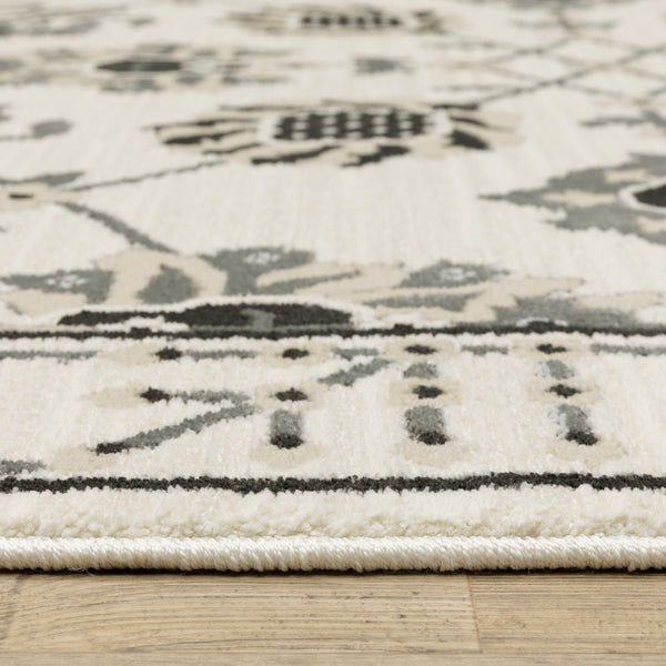 Oriental Weavers Raylan Indoor Area Rug - Multi-tonal Textured Design For A Sophisticated Touch In Any Room Ivory,Grey Polypropylene Rray03200290st