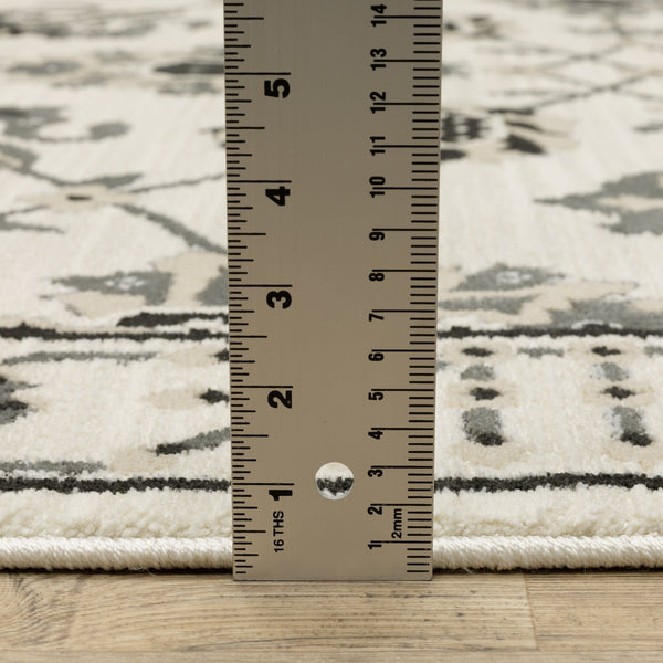 Oriental Weavers Raylan Indoor Area Rug - Multi-tonal Textured Design For A Sophisticated Touch In Any Room Ivory,Grey Polypropylene Rray03200290st