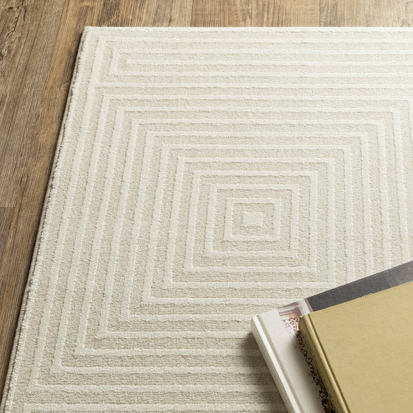 Oriental Weavers Raylan Indoor Area Rug - Stunning Multi-tonal Design With High/Low Texture For Elegant Spaces Ivory,Beige Polypropylene Rray04240330st