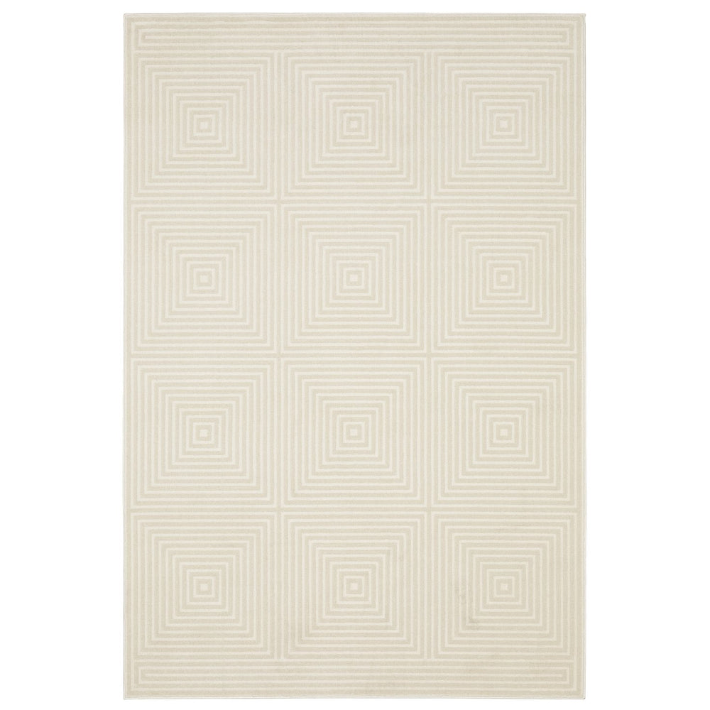 Oriental Weavers Raylan Indoor Area Rug - Stunning Multi-tonal Design With High/Low Texture For Elegant Spaces Ivory,Beige Polypropylene Rray04240330st