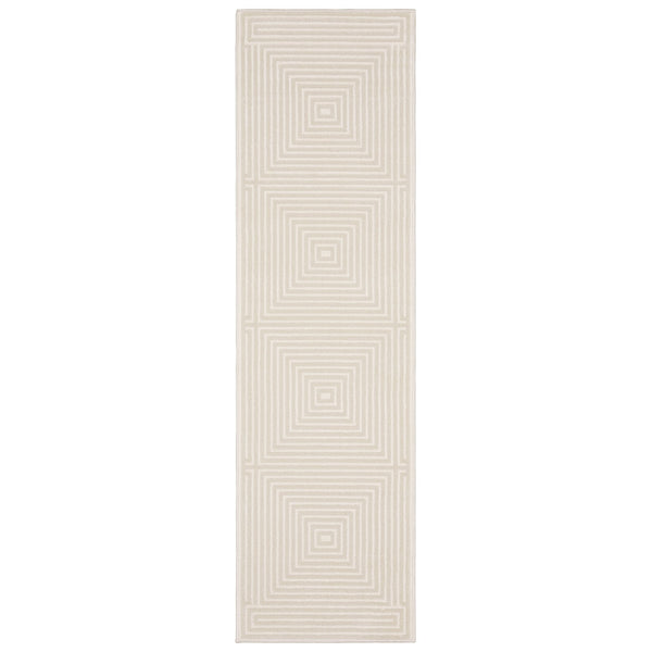 Oriental Weavers Raylan Indoor Area Rug - Stunning Multi-tonal Design With High/Low Texture For Elegant Spaces Ivory,Beige Polypropylene Rray04068230st