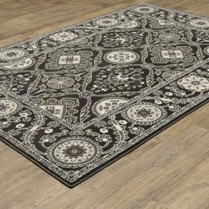 Oriental Weavers Raylan Indoor Area Rug - Elegant Multi-tonal Design For Sophisticated Spaces, Soft And Textured Charcoal,Grey Polypropylene Rray05240330st