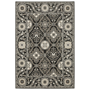 Oriental Weavers Raylan Indoor Area Rug - Elegant Multi-tonal Design For Sophisticated Spaces, Soft And Textured Charcoal,Grey Polypropylene Rray05240330st