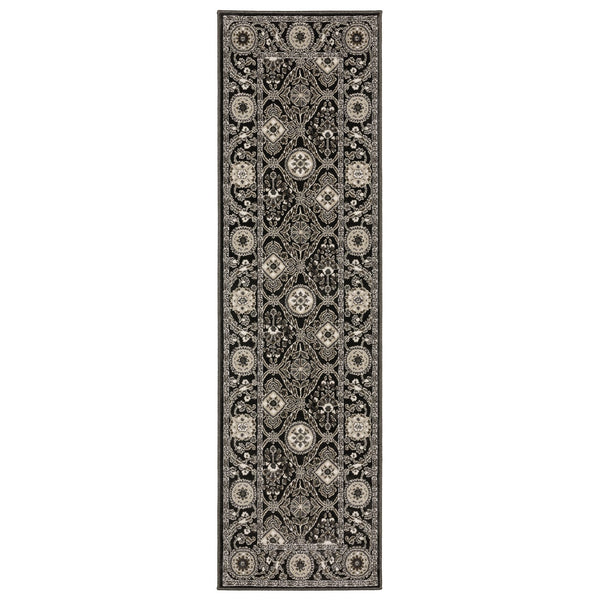 Oriental Weavers Raylan Indoor Area Rug - Elegant Multi-tonal Design For Sophisticated Spaces, Soft And Textured Charcoal,Grey Polypropylene Rray05068230st