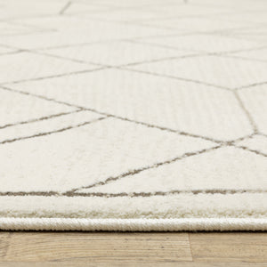Oriental Weavers Raylan Indoor Area Rug - Sophisticated Multi-tonal Design With High/Low Texture For Elegant Spaces Ivory,Taupe Polypropylene Rray06068230st