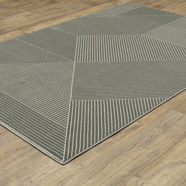 Oriental Weavers Raylan Indoor Area Rug - Power-loomed Multi-tonal Design With Sophisticated High/Low Texture Grey,Ivory Polypropylene Rray08240330st