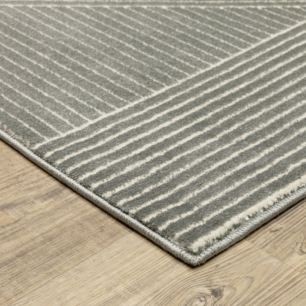 Oriental Weavers Raylan Indoor Area Rug - Power-loomed Multi-tonal Design With Sophisticated High/Low Texture Grey,Ivory Polypropylene Rray08240330st