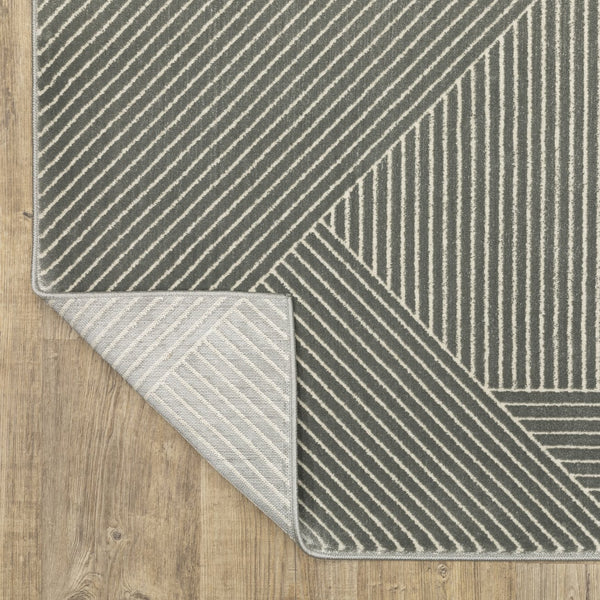 Oriental Weavers Raylan Indoor Area Rug - Power-loomed Multi-tonal Design With Sophisticated High/Low Texture Grey,Ivory Polypropylene Rray08240330st