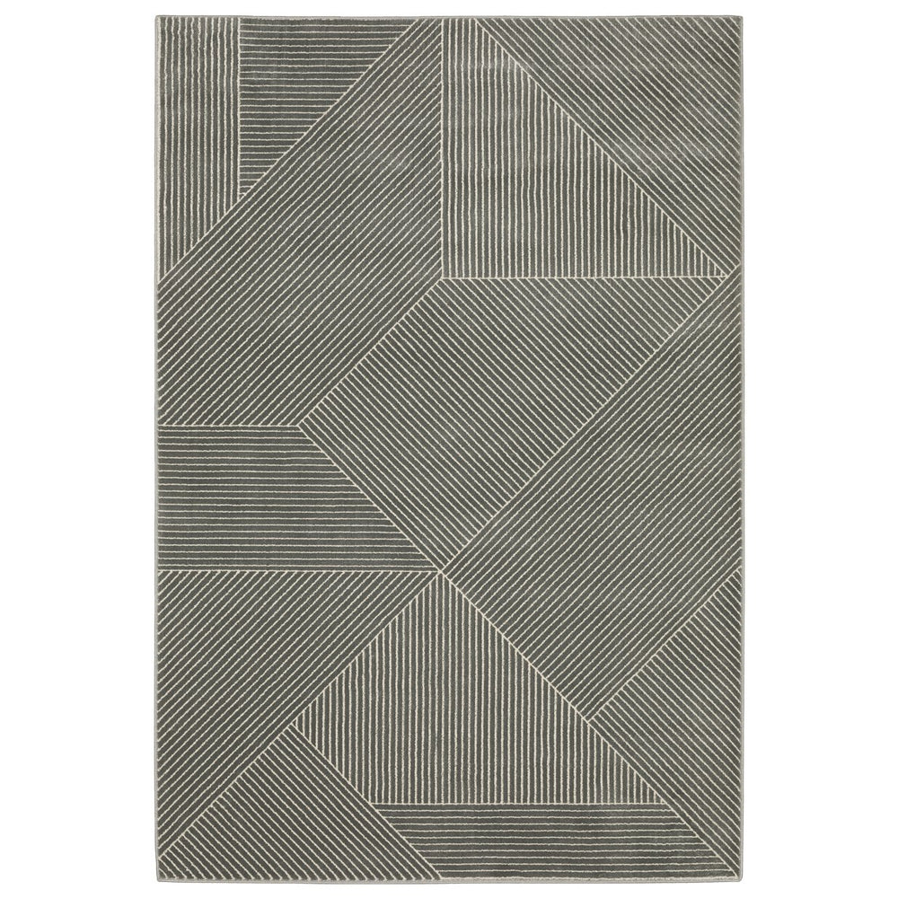 Oriental Weavers Raylan Indoor Area Rug - Power-loomed Multi-tonal Design With Sophisticated High/Low Texture Grey,Ivory Polypropylene Rray08240330st