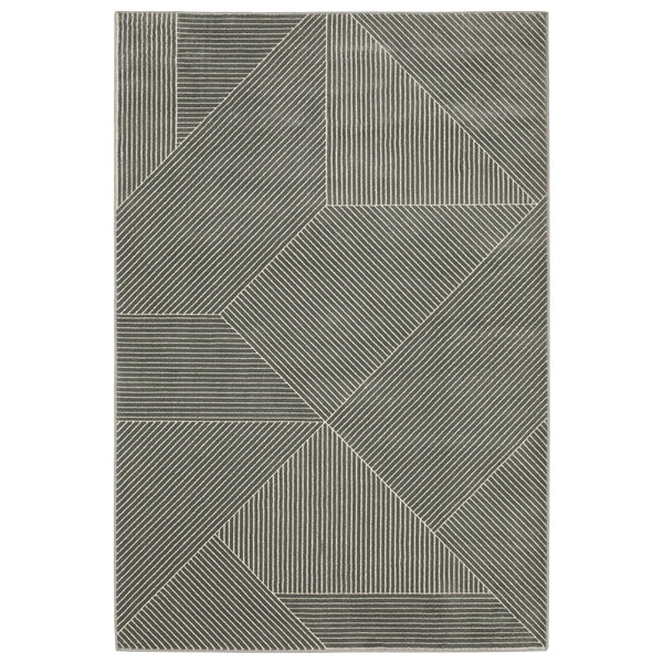 Oriental Weavers Raylan Indoor Area Rug - Power-loomed Multi-tonal Design With Sophisticated High/Low Texture Grey,Ivory Polypropylene Rray08240330st