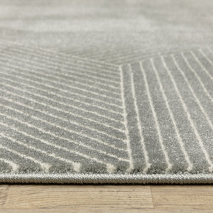 Oriental Weavers Raylan Indoor Area Rug - Power-loomed Multi-tonal Design With Sophisticated High/Low Texture Grey,Ivory Polypropylene Rray08240330st