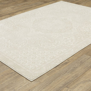 Oriental Weavers Raylan Indoor Area Rug – Elegant Persian And Geometric Design, Soft Textured Multi-tonal Fibers Ivory,Beige Polypropylene Rray09200290st