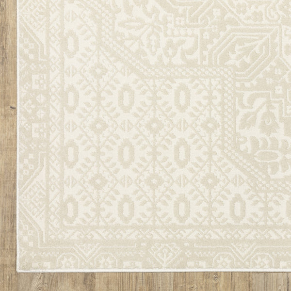 Oriental Weavers Raylan Indoor Area Rug – Elegant Persian And Geometric Design, Soft Textured Multi-tonal Fibers Ivory,Beige Polypropylene Rray09200290st