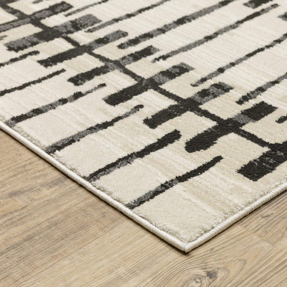 Oriental Weavers Raylan Indoor Area Rug - Elegant Persian & Geometric Design In Soft Multi-tonal Textures Beige,Black Polypropylene Rray11068230st