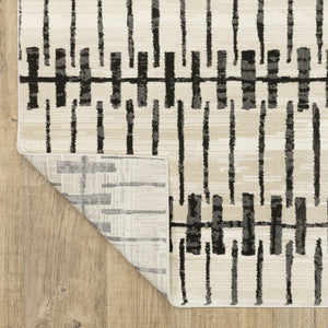 Oriental Weavers Raylan Indoor Area Rug - Elegant Persian & Geometric Design In Soft Multi-tonal Textures Beige,Black Polypropylene Rray11100152st