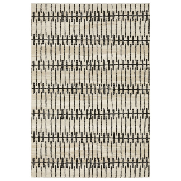Oriental Weavers Raylan Indoor Area Rug - Elegant Persian & Geometric Design In Soft Multi-tonal Textures Beige,Black Polypropylene Rray11100152st