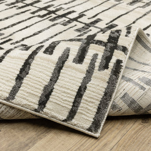 Oriental Weavers Raylan Indoor Area Rug - Elegant Persian & Geometric Design In Soft Multi-tonal Textures Beige,Black Polypropylene Rray11100152st