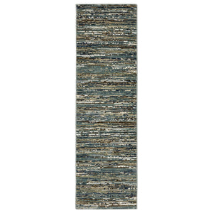 Oriental Weavers Reed Indoor Area Rug - Soft Multi-level Textured Design Inspired By Nature In Cool Shades Blue,Multi,Colored Polypropylene Rre01g068235st