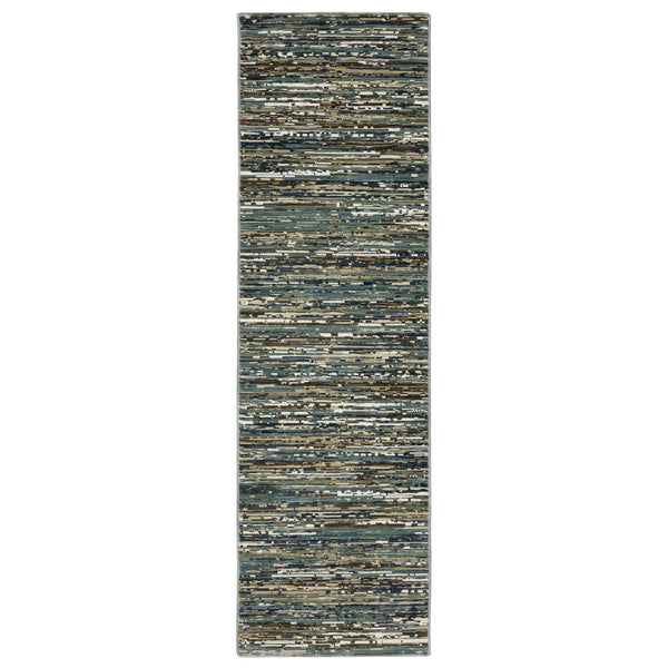 Oriental Weavers Reed Indoor Area Rug - Soft Multi-level Textured Design Inspired By Nature In Cool Shades Blue,Multi,Colored Polypropylene Rre01g068235st