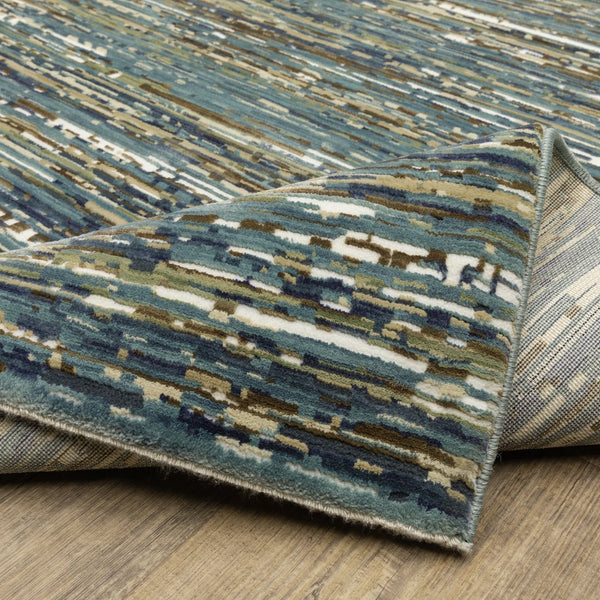Oriental Weavers Reed Indoor Area Rug - Soft Multi-level Textured Design Inspired By Nature In Cool Shades Blue,Multi,Colored Polypropylene Rre01g068235st