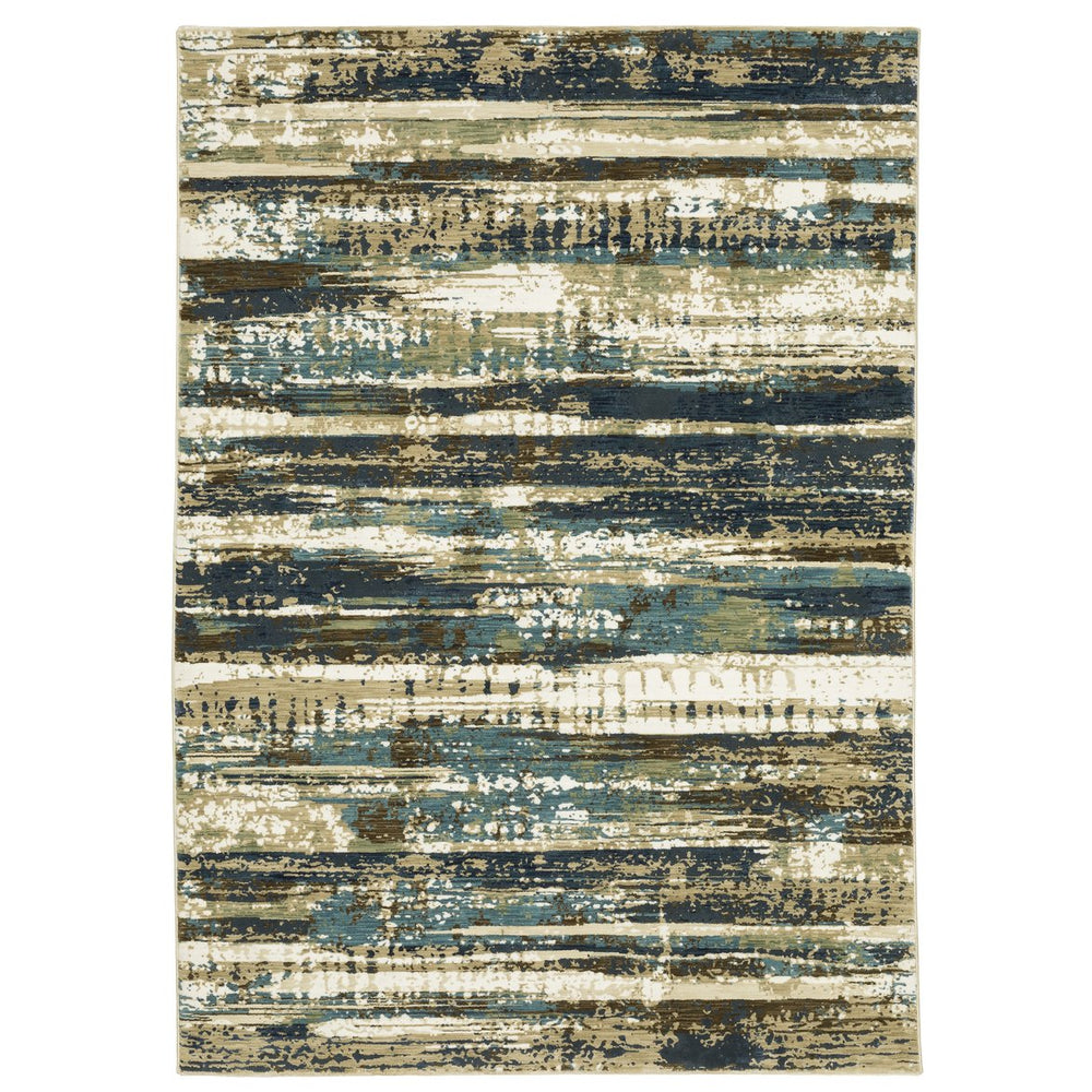 Oriental Weavers Reed Indoor Area Rug - Luxurious Softness With Nature-inspired Designs In Cool And Earthy Tones Beige,Blue Polypropylene Rre02a160235st