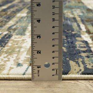 Oriental Weavers Reed Indoor Area Rug - Luxurious Softness With Nature-inspired Designs In Cool And Earthy Tones Beige,Blue Polypropylene Rre02a160235st