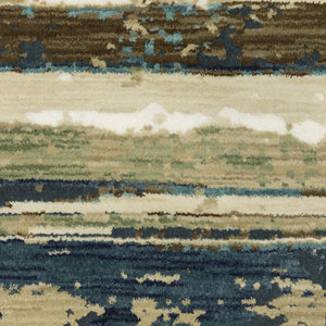 Oriental Weavers Reed Indoor Area Rug - Luxurious Softness With Nature-inspired Designs In Cool And Earthy Tones Beige,Blue Polypropylene Rre02a160235st