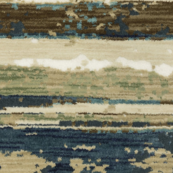 Oriental Weavers Reed Indoor Area Rug - Luxurious Softness With Nature-inspired Designs In Cool And Earthy Tones Beige,Blue Polypropylene Rre02a160235st