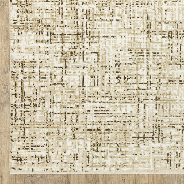 Oriental Weavers Reed Modern Textured Indoor Area Rug - Nature-inspired Design In Cool Blues And Earthy Tones Ivory,Brown Polypropylene Rre03a160235st