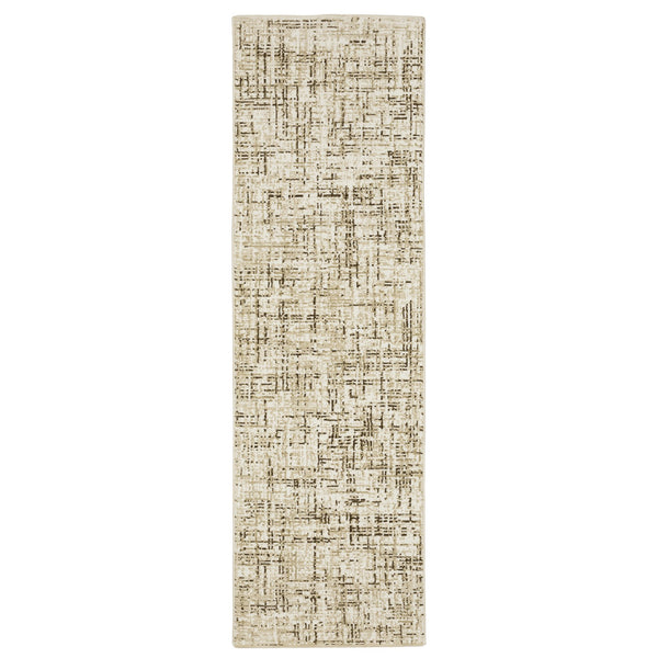 Oriental Weavers Reed Modern Textured Indoor Area Rug - Nature-inspired Design In Cool Blues And Earthy Tones Ivory,Brown Polypropylene Rre03a068235st