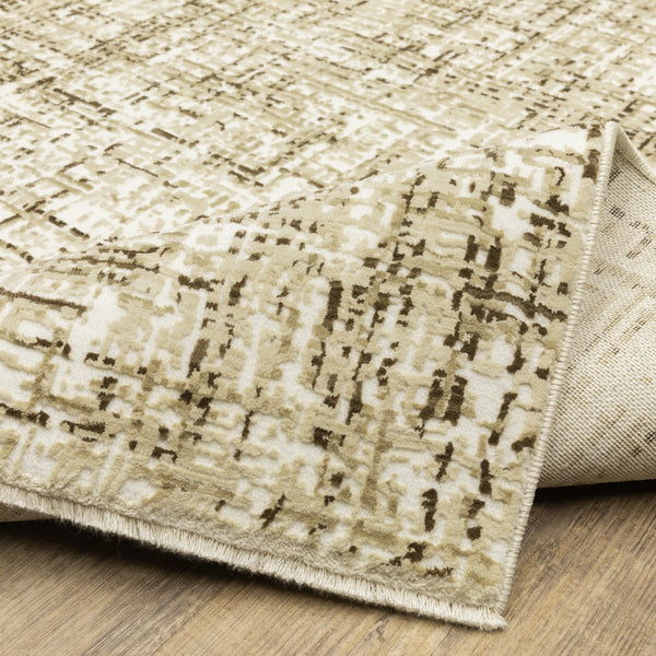 Oriental Weavers Reed Modern Textured Indoor Area Rug - Nature-inspired Design In Cool Blues And Earthy Tones Ivory,Brown Polypropylene Rre03a160235st