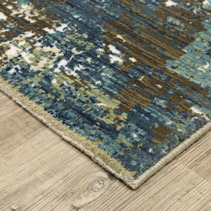Oriental Weavers Reed Indoor Area Rug – Soft, Textured Design Inspired By Nature In Cool Shades Of Blue And Green Blue,Green Polypropylene Rre06a100153st