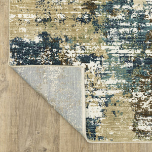 Oriental Weavers Reed Indoor Area Rug – Soft, Textured Design Inspired By Nature In Cool Shades Of Blue And Green Blue,Green Polypropylene Rre06a100153st